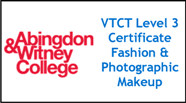 Form 009 - VTCT Level 3 Cert Fashion & Photographic Make-up